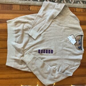 Izod Men's Light Tan Crewneck Sweater